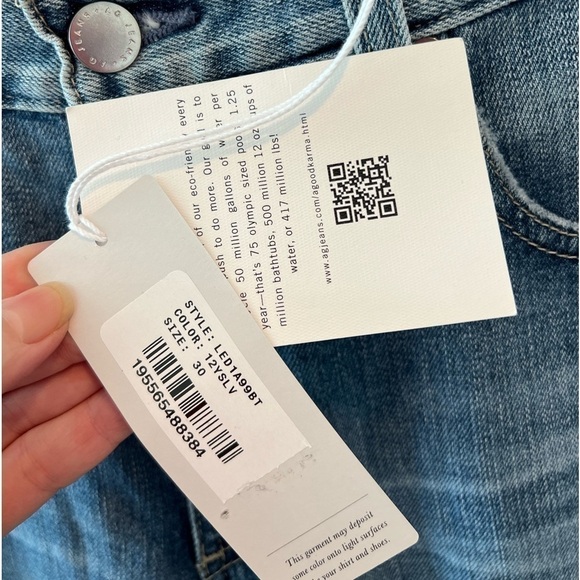 Ag Adriano Goldschmied Saige AG-ED HIGH-RISE STRAIGHT LEG DENIM - Picture 5 of 12